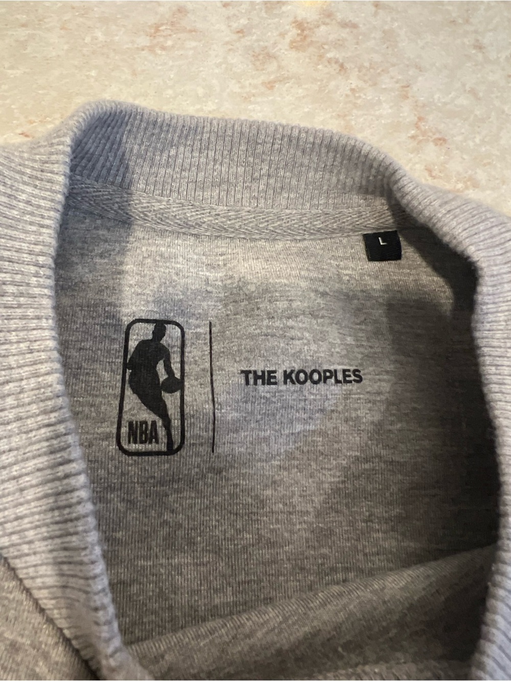 The Kooples Gray New York Knicks Crewneck Sweatshirt - Picture 4 of 10